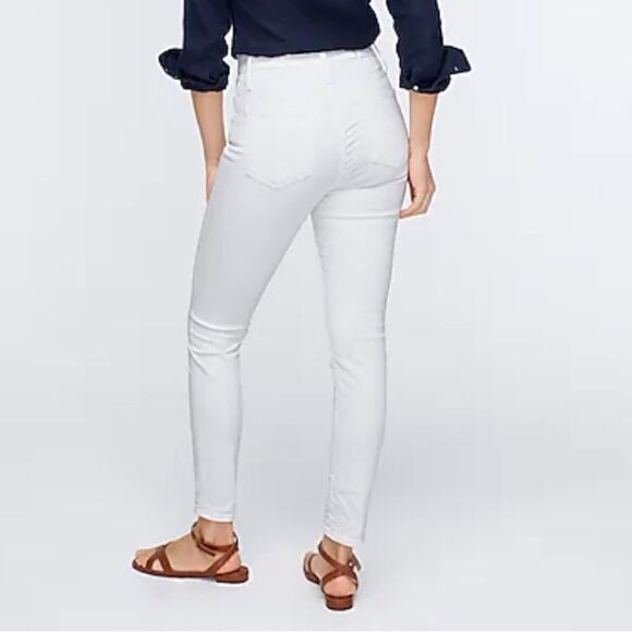 JCREW Curvy Toothpick White Jeans Skinny High Rise 36 (Size 22) - Picture 2 of 13